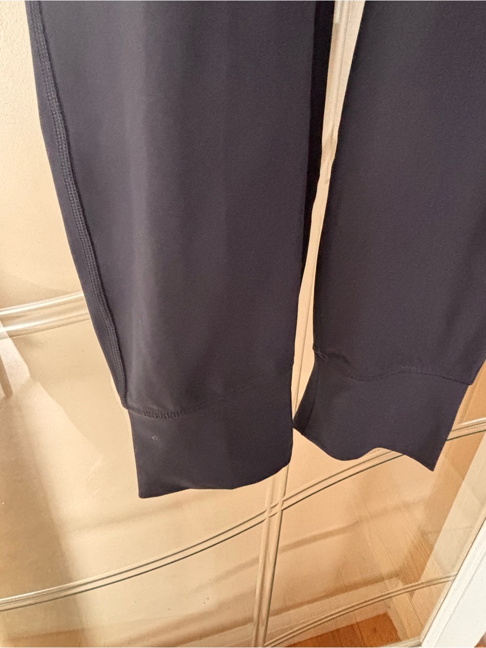 High-Waist Black Women's Ponte Pants- dry fit fabric - Picture 2 of 4